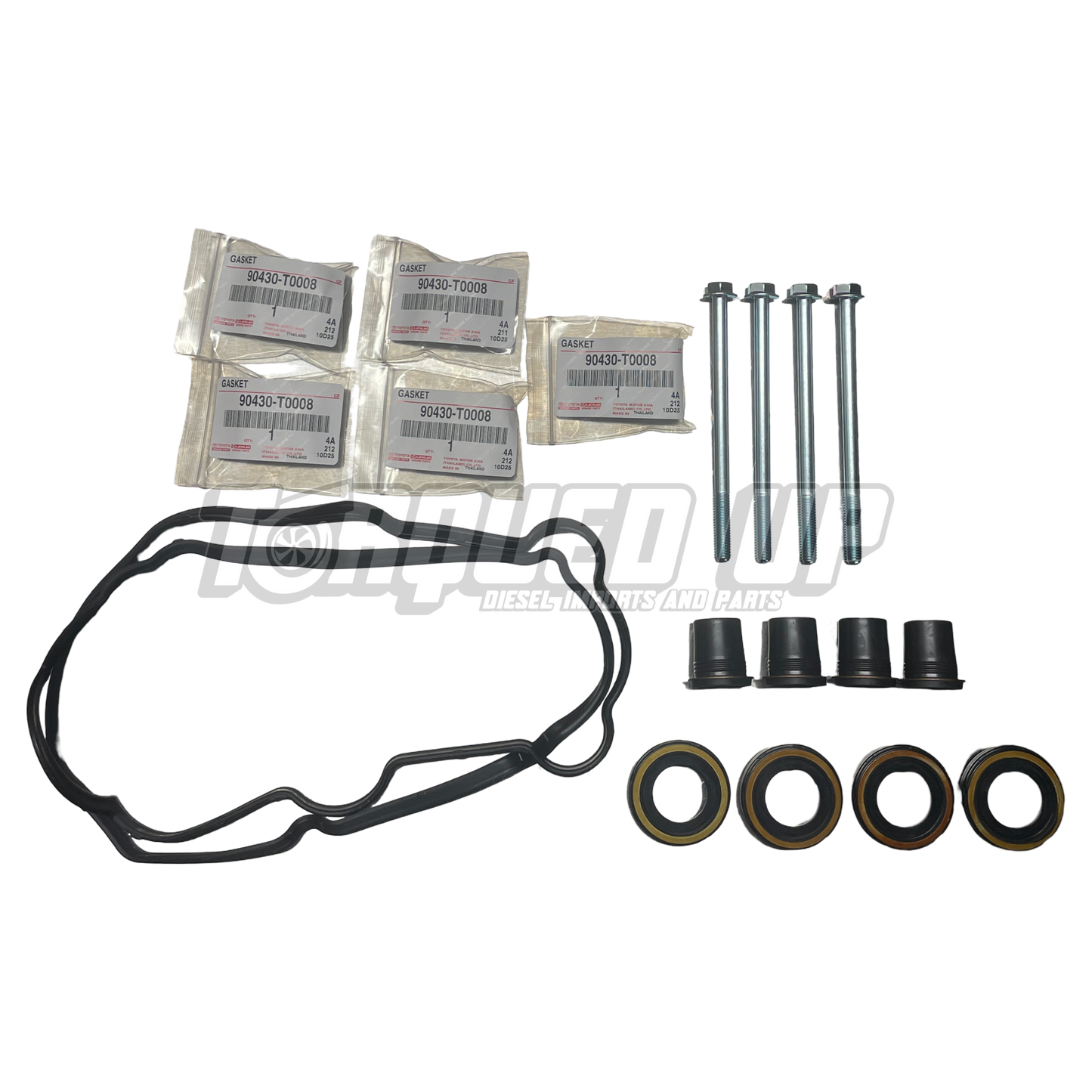 Genuine Toyota Injector Fitting Kit – Hilux & Prado 1KD/2KD‑FTV 3.0L (2005–2015)